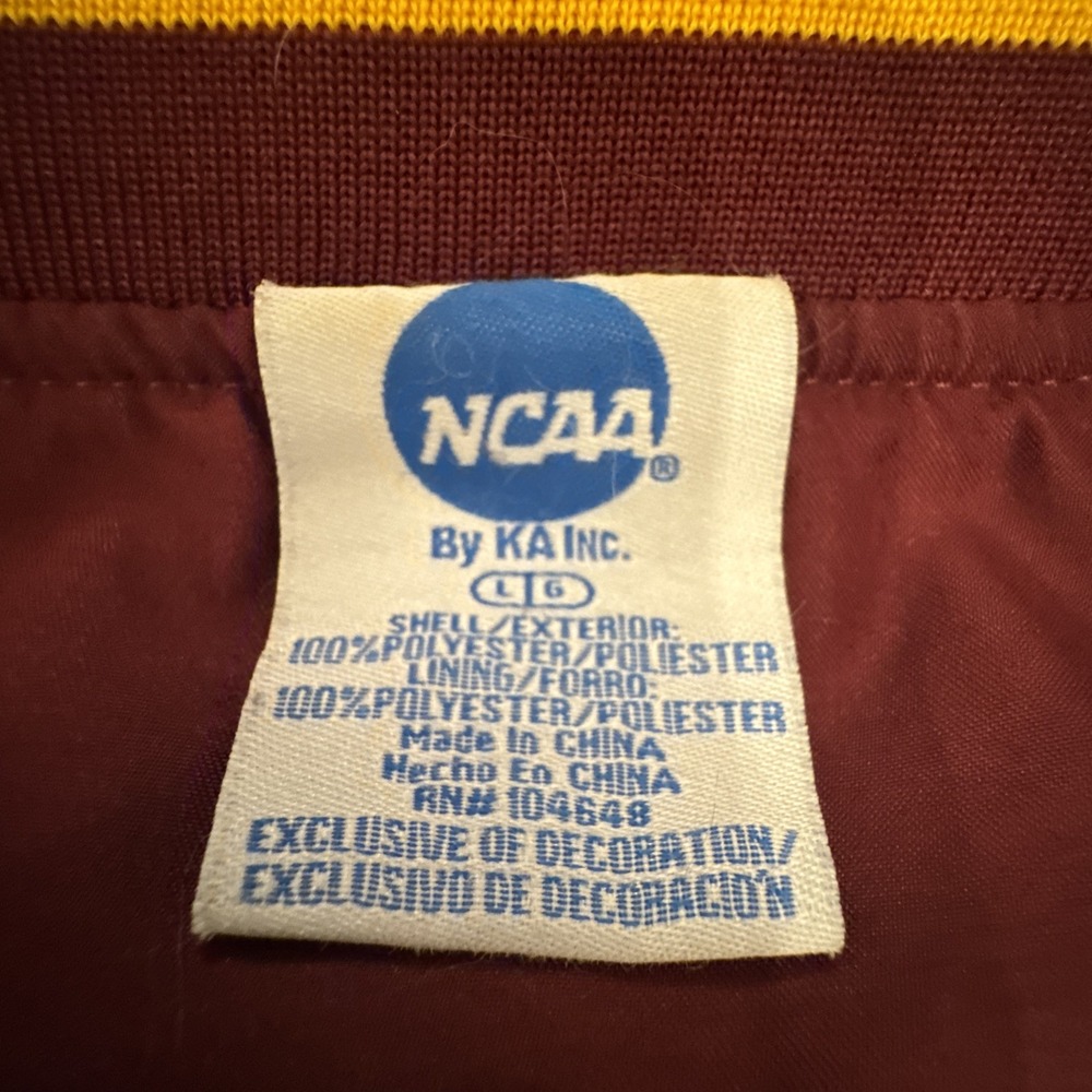 Central Michigan Chippewas NCAA Vintage Pullover Windbreaker Jacket Large - Picture 6 of 9